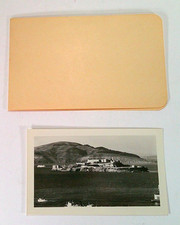 Vintage Alcatraz Island Souvenir Black & White Photograph CA in Orig Holder picture