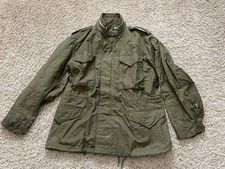 Vintage 1969 M-65 Military Field Coat OG-107 Cotton Sateen Medium Short Jacket picture