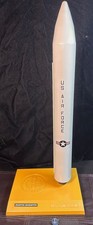 US Air Force Peacekeeper Missile 1/50 Scale Martin Marietta Desk Model & Tie Pin picture