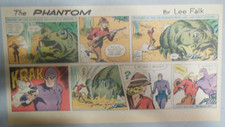 (43) The Phantom Sunday Pages by Lee Falk and Sy Barry 1966 Size: Most Third picture