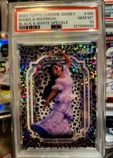 🔥🥵 2024 Topps Chrome Disney ISABELA Black & White Speckle /101 PSA 10 🥵🔥 picture