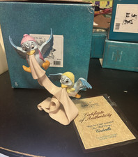 Vintage 1992 WDCC We’ll Tie a Sash Around It Figure Bluebirds Cinderella w/ COA picture