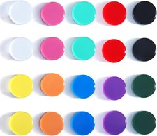 Fridge Magnets, 20PCS 10 Colors Strong Small Heavy Duty Magnets - Mini Round ... picture
