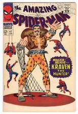 Amazing Spider-Man 47 1967 Marvel Comics VG+ 4.5 5th App Kraven Gwen Stacy picture