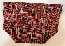 Crazy Good Tall Tissue Basket Liner from Longaberger Old Glory patriotic fabric picture