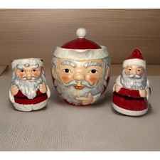 Rare Vintage 1956 Hummel Goebel Santa Teapot Sugar Creamer Set Germany Full Bee picture