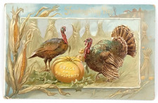 Antique 1910s Raphael Tuck & Sons Thanksgiving Postcard Posted Tacoma Washington picture
