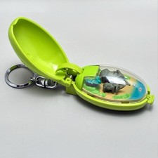 Vintage 1993 Takara Pocket Critters Keychain Elephants Green Case WORKS picture