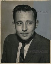 1963 Press Photo Merlin R. Toups, president of Young Men's Business Club picture