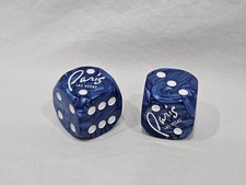 Vintage Paris Las Vegas Hotel Casino Jumbo Souvenir Dice Pair 1.5