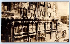 c1910's Washington Street Fire Ice Disaster RPPC Photo Posted Antique Postcard picture