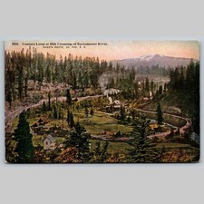 Postcard Cantara Loop 18th Crossing Sacramento River Shasta Route picture