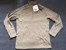 Massif PCU Level 2 Pullover L2 Grid Fleece Top Size X-Large Coyote Brown New picture