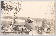 WWI RPPC Captured German Airplane Place de la Concorde Paris Postcard picture