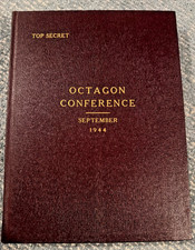*ORIGINAL* 1944 WWII OCTAGON Quebec TOP SECRET D-Day OVERLORD CCS Copy 26 picture