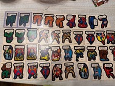 1975 Topps Marvel Comic Book Heroes 68 Card Lot Checklists POSSIBLE ACETATE TEST picture