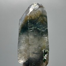 Rare Blue Phantom Amphibole Riebeckite Malawi Smoky Quartz w Rutile & Epidote picture