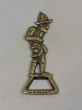 Vintage Turkish Hacivat Brass bottle opener picture