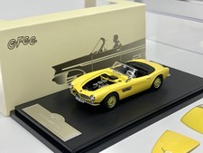1:64 507 Roadster 1957 Yellow Alloy Diecast Model Car w/ Magnetic Hood picture