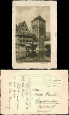 Postcard Nuremberg Executioner's Bridge 1910 picture