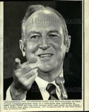 1971 Press Photo Secretary of State William Rogers on Middle East Trip to Press picture