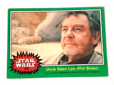 1977 Topps Star Wars Series 4 Green Uncle Owen Uncle Owen Lars #238 NM picture