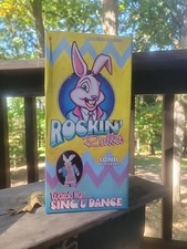 VINTAGE 1999 ROCKIN RABBIT SING & DANCE SONIC ACTIVATED PINK RABBIT/NEW picture