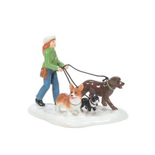 Dept 56 GETTIN OUR STEPS IN Snow Village 6013585 NEW picture