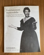 Sotheby's Auction Catalog Ella Fitzgerald May 1997 picture