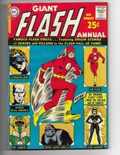 Flash Annual 1 1963 DC Comics VG- 3.5 Gorilla Grodd Star Sapphire Kid Flash picture