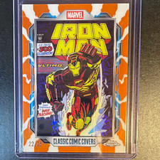 Topps 2026 Chrome Marvel Classic Comic Covers CC-03 Iron Man #300 22/25 picture