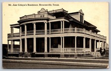 Mr. Jose Celaya's Residence Brownsville Texas Mansion Postcard picture