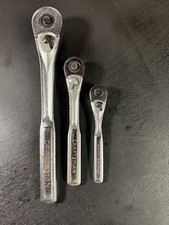 Craftsman 1/4, 3/8, 1/2 Ratchet Set - Made In USA - Vintage picture