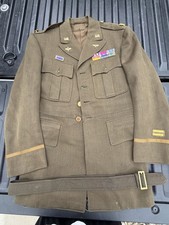 WW2 US Army Air Force Officer Named Dress Uniform With Insignia picture