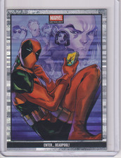 2025 Panini Marvel Anthology Enter Deadpool Mirror Holo Card #36 /50 picture