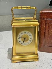 Antique French Repeat Striking 4 Glass Carriage Clock And Case picture