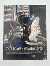 2004 Magazine Print 2 Page Ad Advertisement Nike Shox Running Shoe Car Engine picture