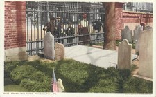 Benjamin Franklin's Grave in Philadelphia PA Near Independence Hall picture