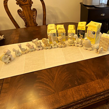 Enesco Precious Moments Birthday Train Animal Figurines full train 12 pieces picture