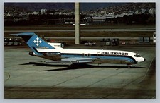 Boeing 727-C3 PP-CJE Cruzeiro do Sul SA Rio De Janeiro Intl Galeao Postcard P6 picture