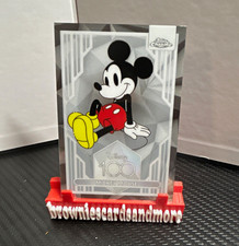Topps Chrome Disney 100 (2023) Mickey Mouse Steamboat Willie #1 Trading Card picture