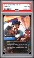 2026 RIFTBOUND: LEAGUE OF LEGENDS SFD-SPIRITFORGED DRAVEN - AUDACIOUS PSA 10 picture