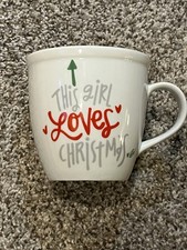 This Girl Loves Christmas Coffee Mug, gift for her picture