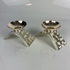 WMF Ikora Art Deco Silverplate Candle Holders Pair picture