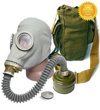 Hose Gas mask GP-5 Gray Size-3 Large Soviet USSR Military FULL SET Original picture