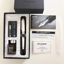 Excellent PLATINUM #3776 CENTURY Shape of Heart 14K M Fountain Pen Japan picture