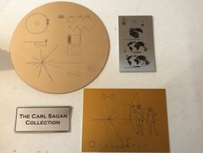 The Carl Sagan Collection: Voyager Golden record, Pioneer 10/11 & LAGEOS plaques picture