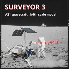 SURVEYOR 3 A21 Spacecraft 1/6th Scale Model 3D Printing Assembly Model Gifts picture