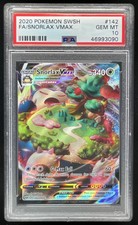 2020 Pokemon Sword & Shield #142/202 Snorlax Holo PSA 10 picture