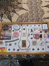 Antique Junk Drawer With Real Silver And Gold, Jewlery, Coins And More picture